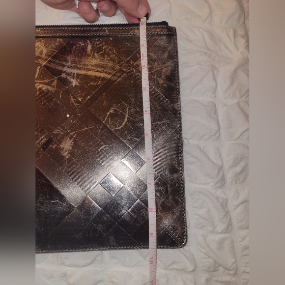 Burberry gunmetal clutch - Picture 8 of 8